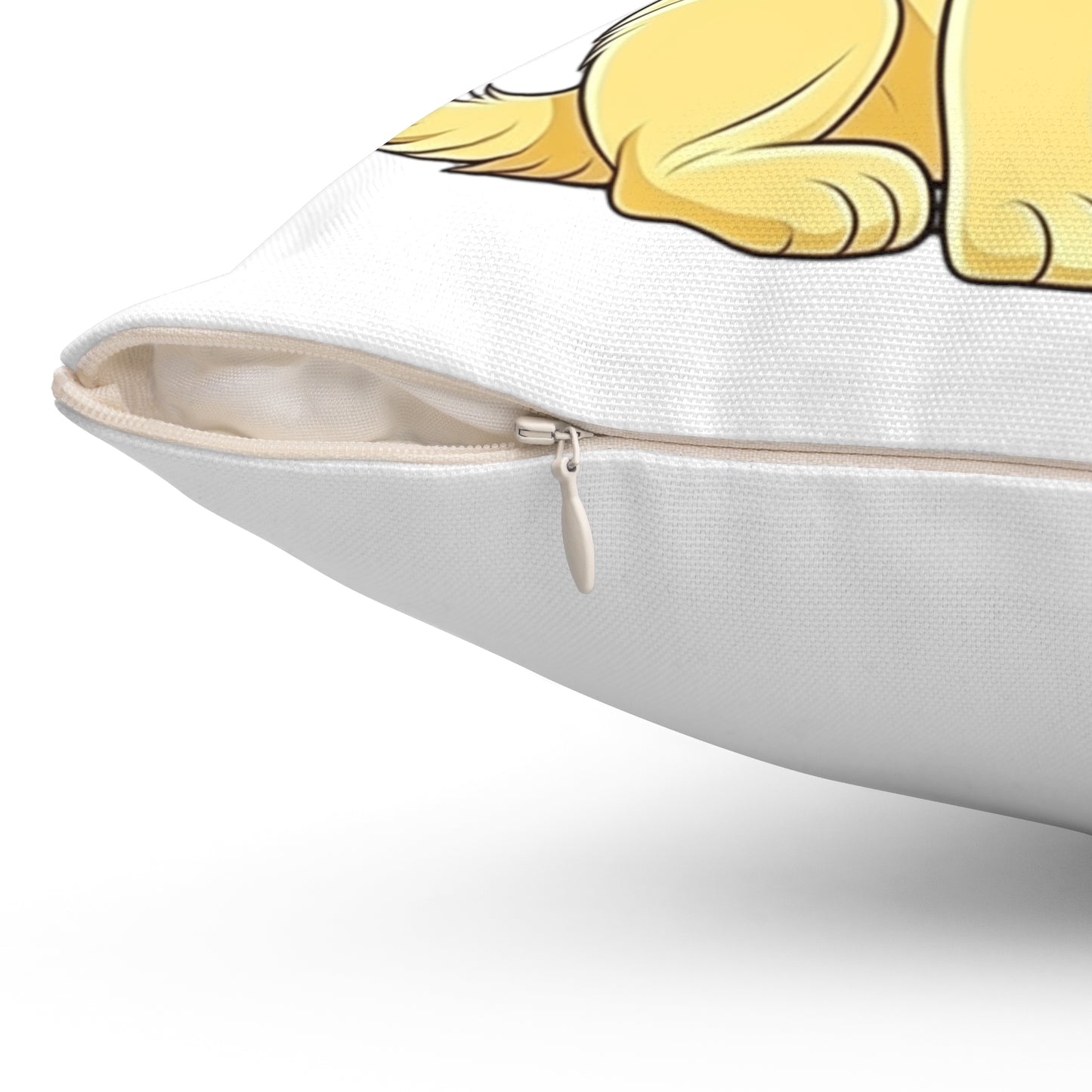 Golden Retriever "Golden Mom" Square Pillow - Cozy Comfort with Canine Charm!