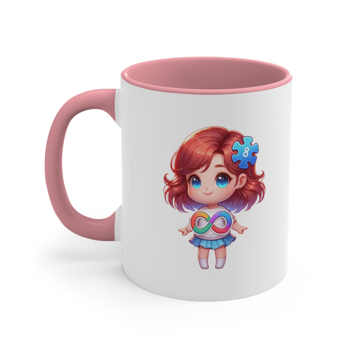 ๐ Embrace Infinite Possibilities: Empower Autism Awareness with Every Sip! ๐งฉ๐ - Coffee Mug, 11oz