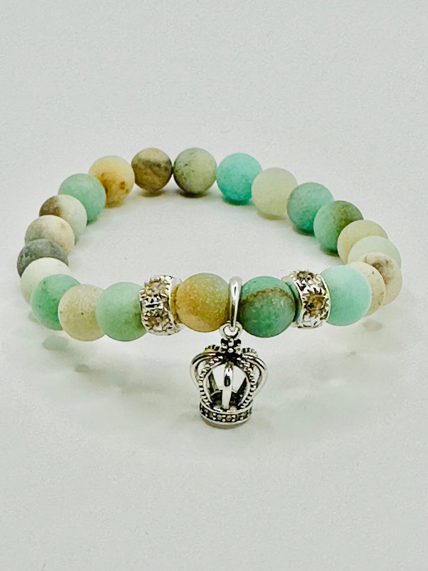 Queen V - Amazonite Matte Bracelet for Valentines