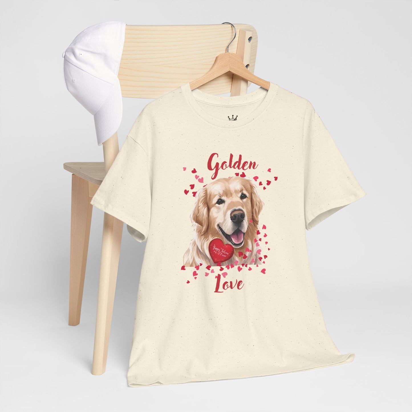 Golden Love   - Valentines Golden Retriever shirt