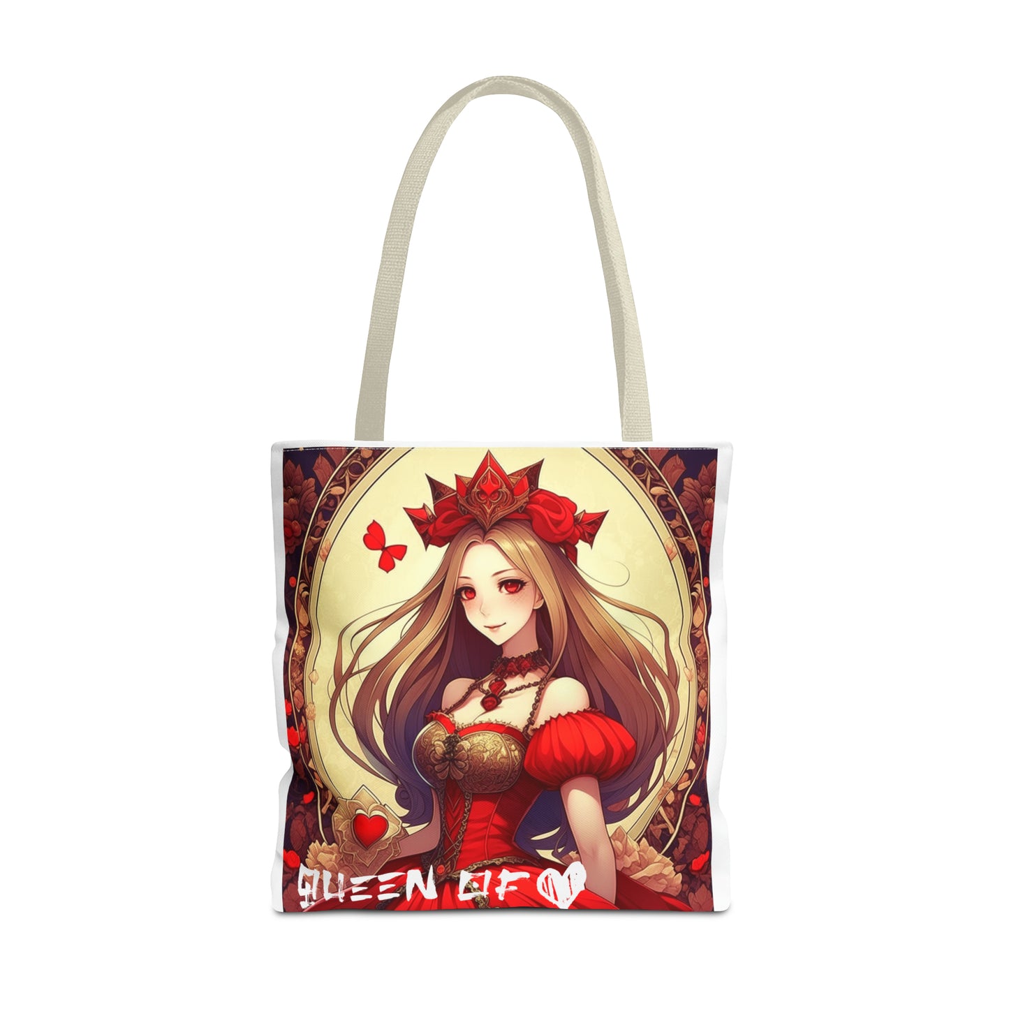 Queen of Hearts Anime Theme Tote Bag - Carry Elegance and Anime Magic Everywhere!