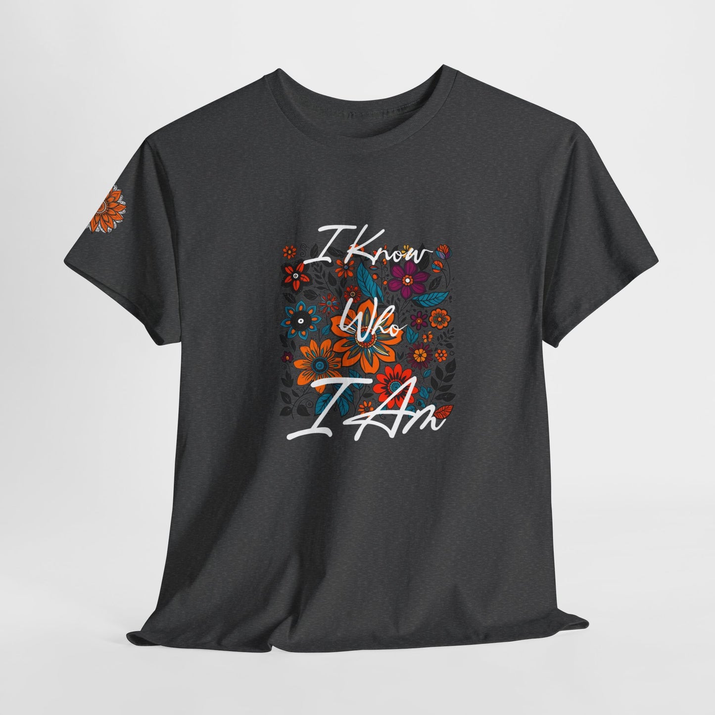 Bohemian Flowers "I Know Who I Am" T-Shirt