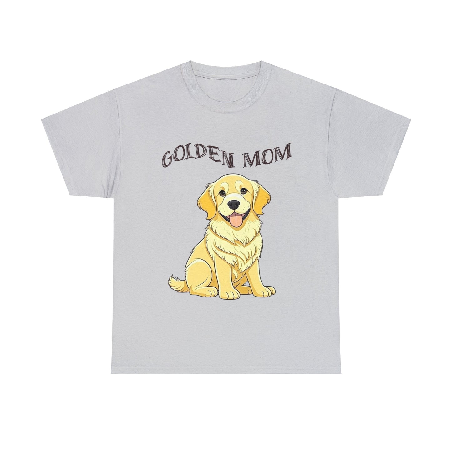 Golden Retriever "Golden Mom" Heavy Cotton Tee - Wear Your Love Proudly!