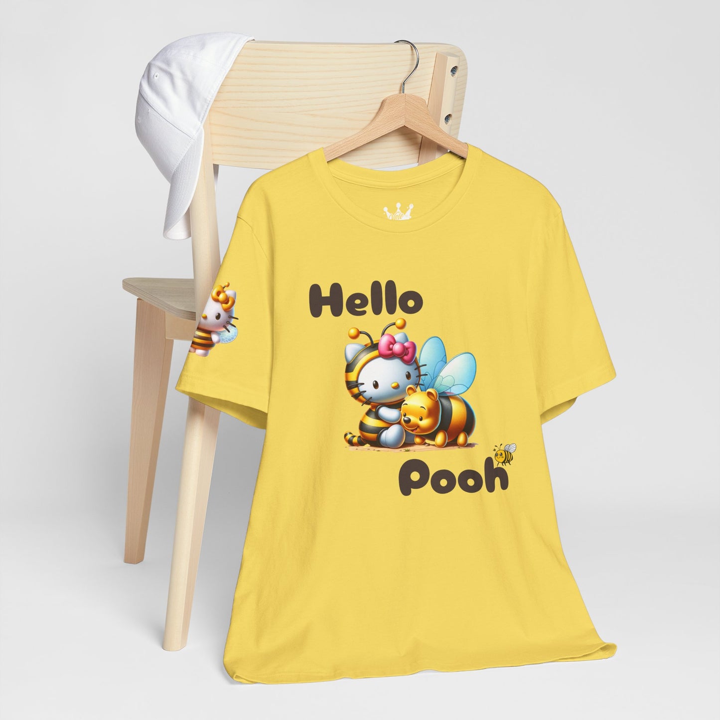 Hello Pooh Yellow T-Shirt – Featuring Hello  & Winnie