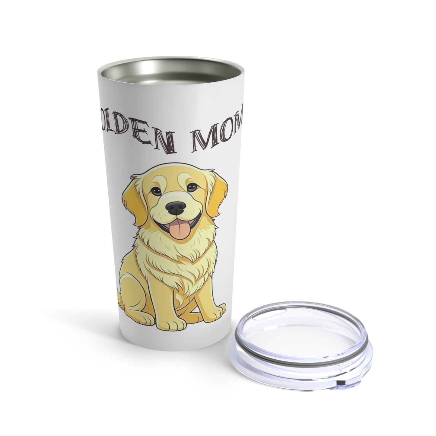 20 oz Golden Retriever Tumbler - Sip in Style as a Golden Mom!