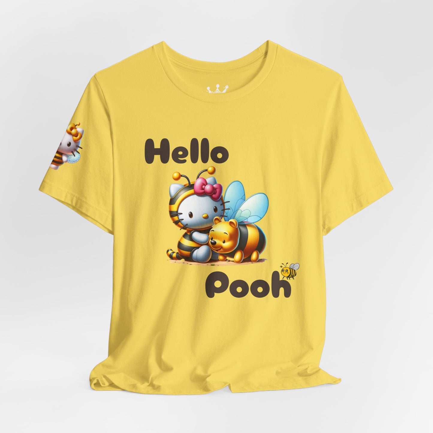 Hello Pooh Yellow T-Shirt – Featuring Hello  & Winnie