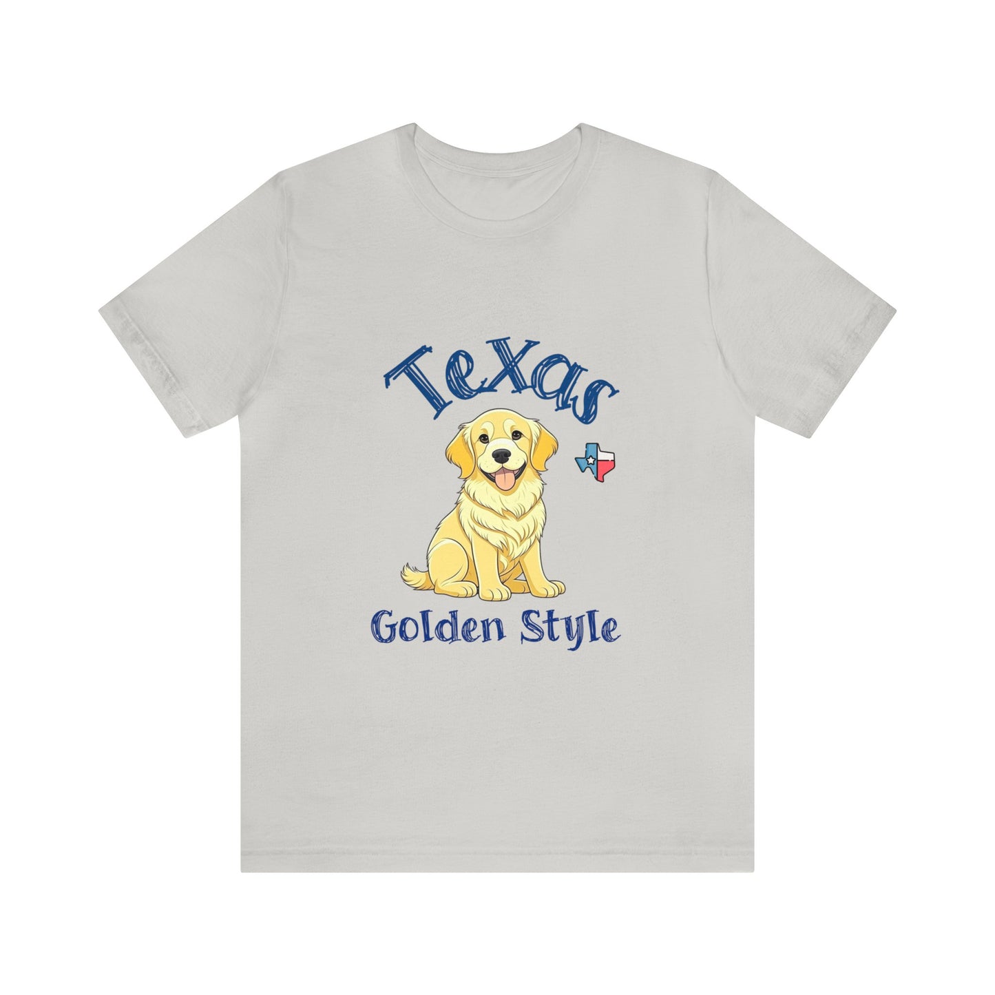 Texas Golden Style Golden Retriever T-Shirt - Wear Your Texan Love with Pawsome Pride!