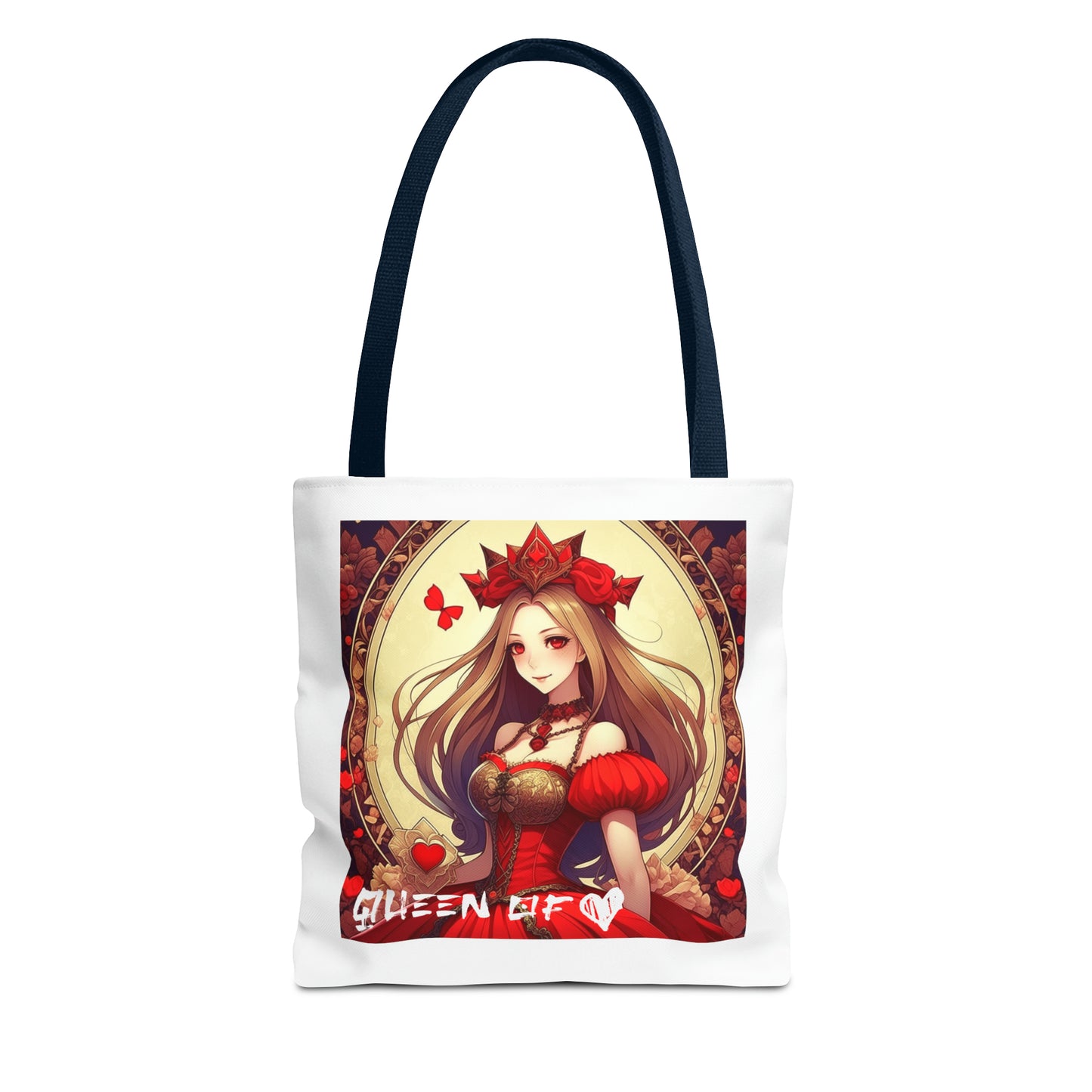 Queen of Hearts Anime Theme Tote Bag - Carry Elegance and Anime Magic Everywhere!