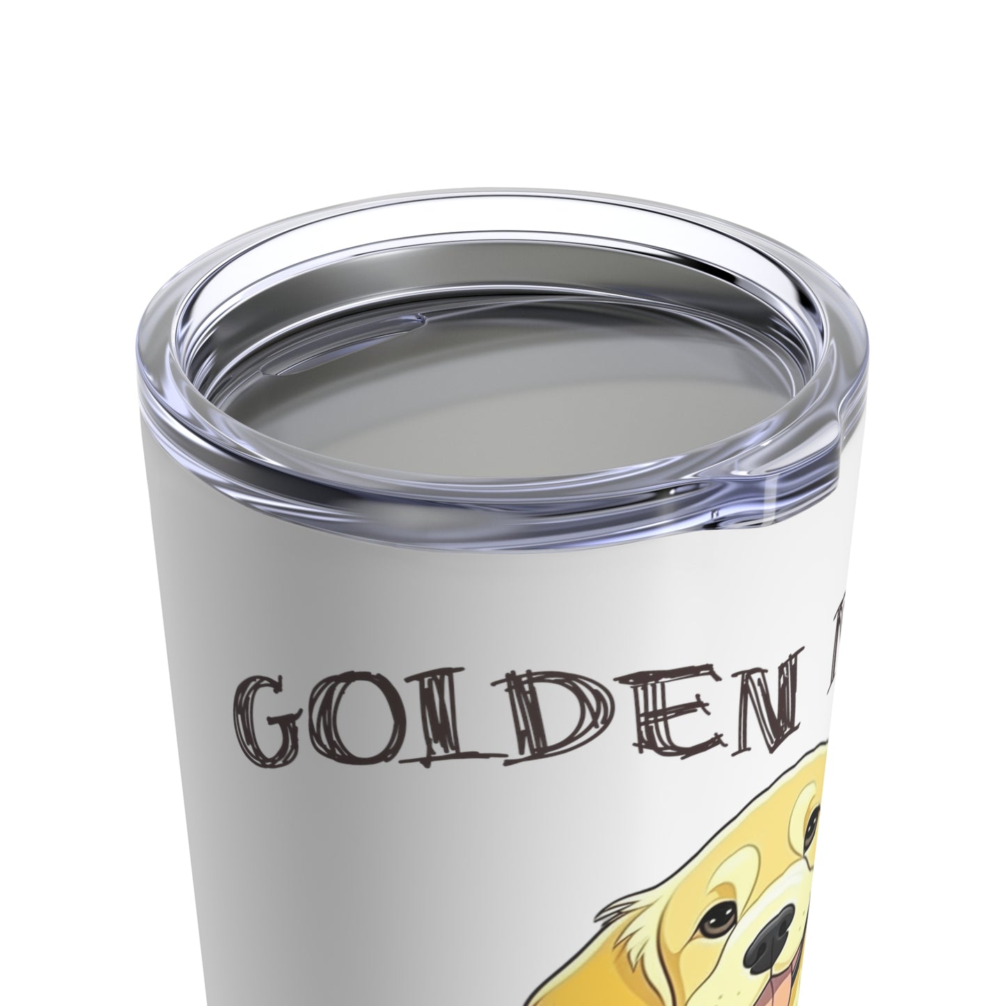 20 oz Golden Retriever Tumbler - Sip in Style as a Golden Mom!