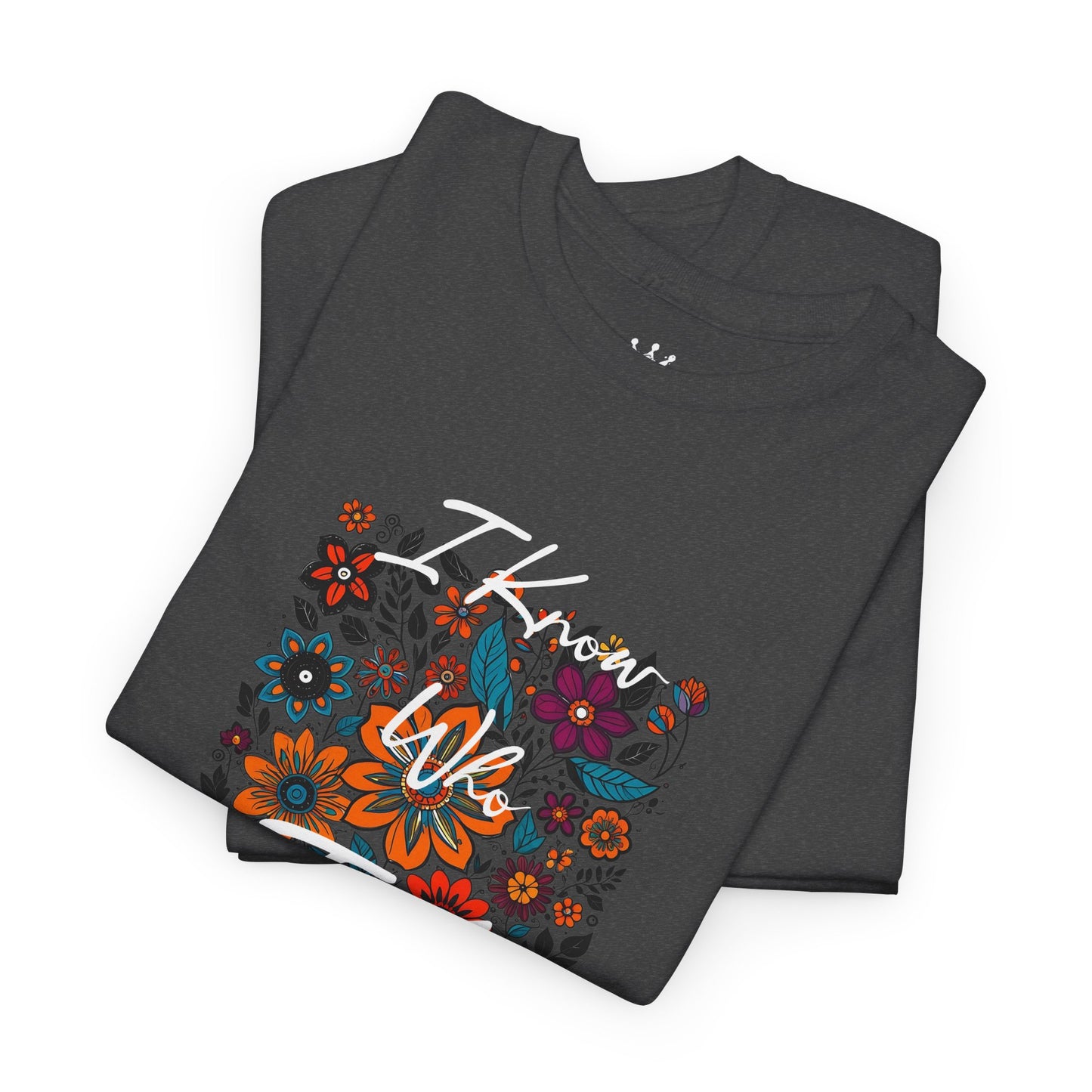 Bohemian Flowers "I Know Who I Am" T-Shirt