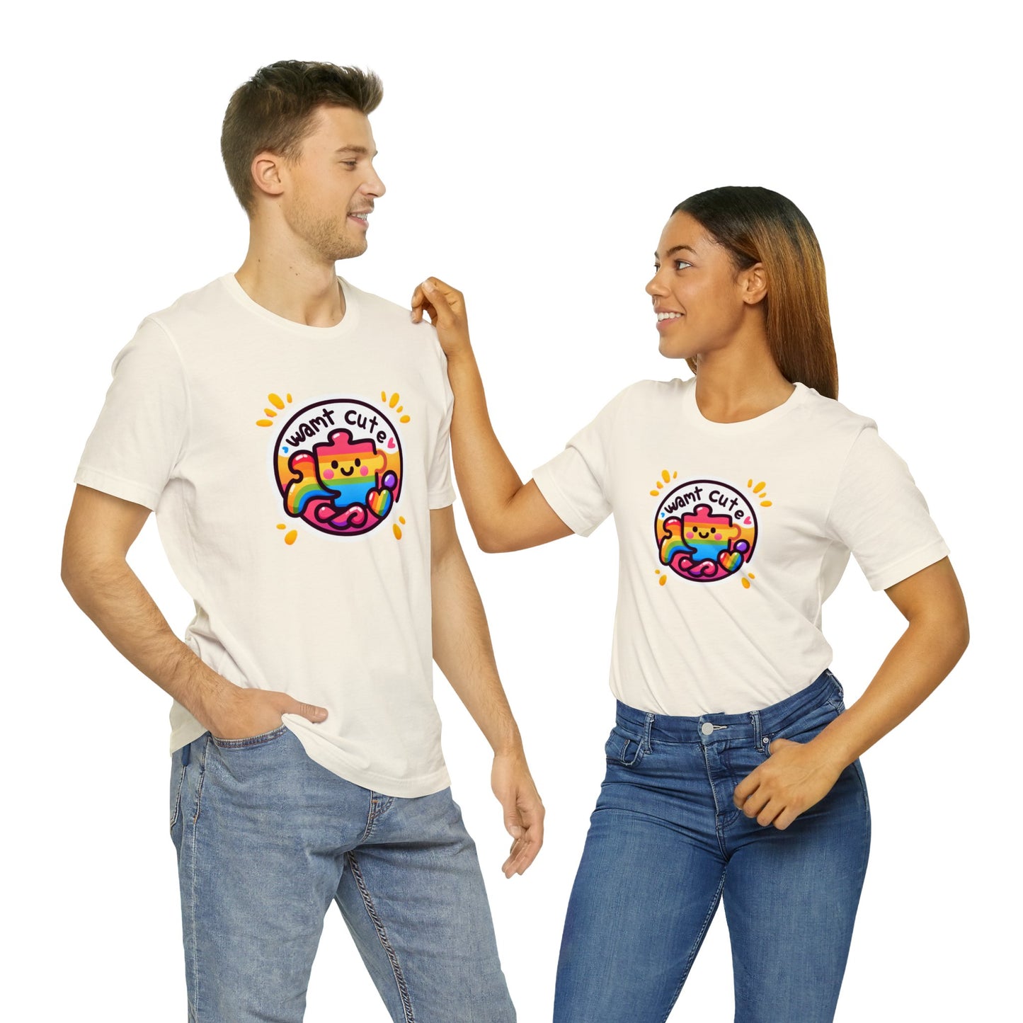 🧩💖 Spread Love and Joy with Our Super Cute Autism Shirt! 💛💙 - Unisex