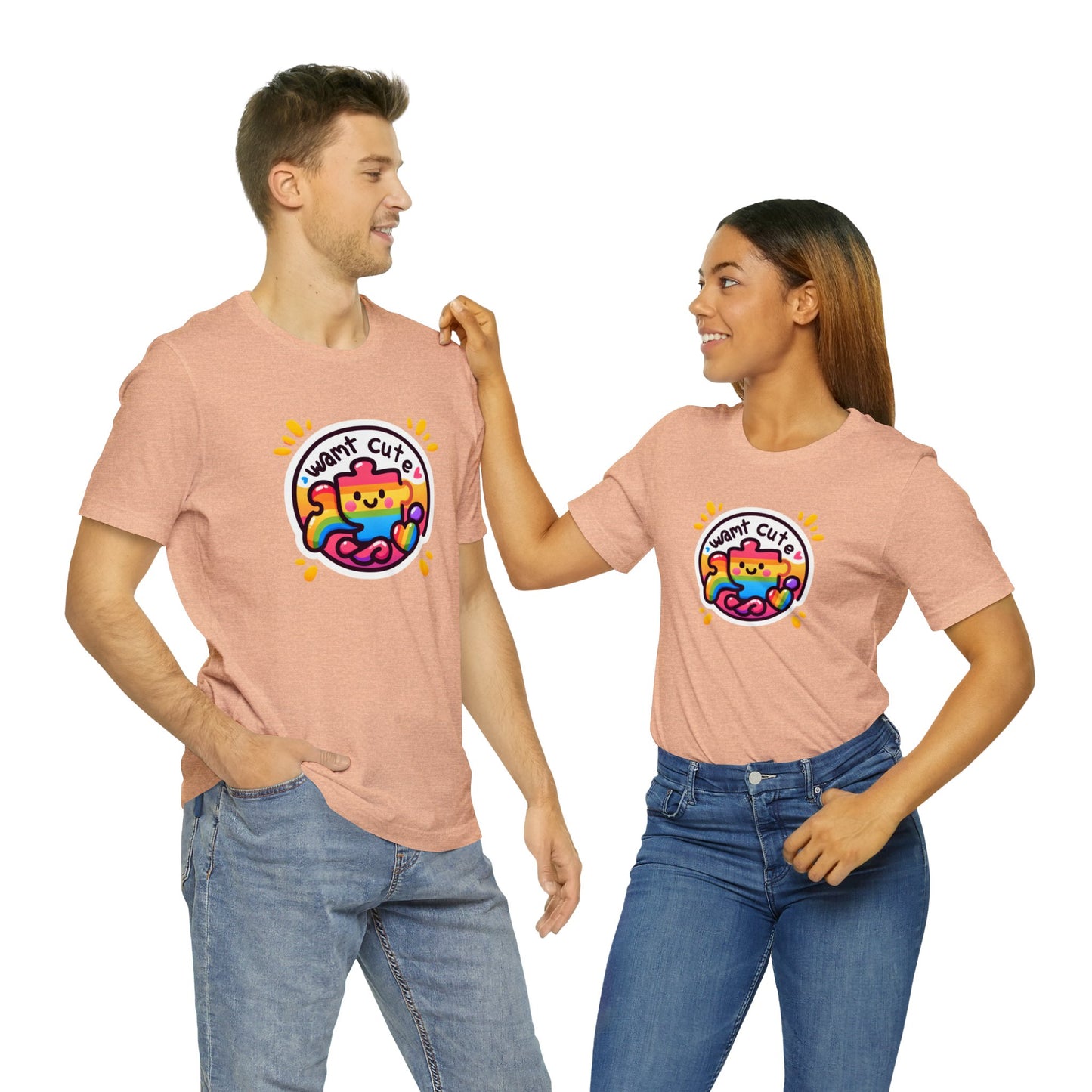 🧩💖 Spread Love and Joy with Our Super Cute Autism Shirt! 💛💙 - Unisex