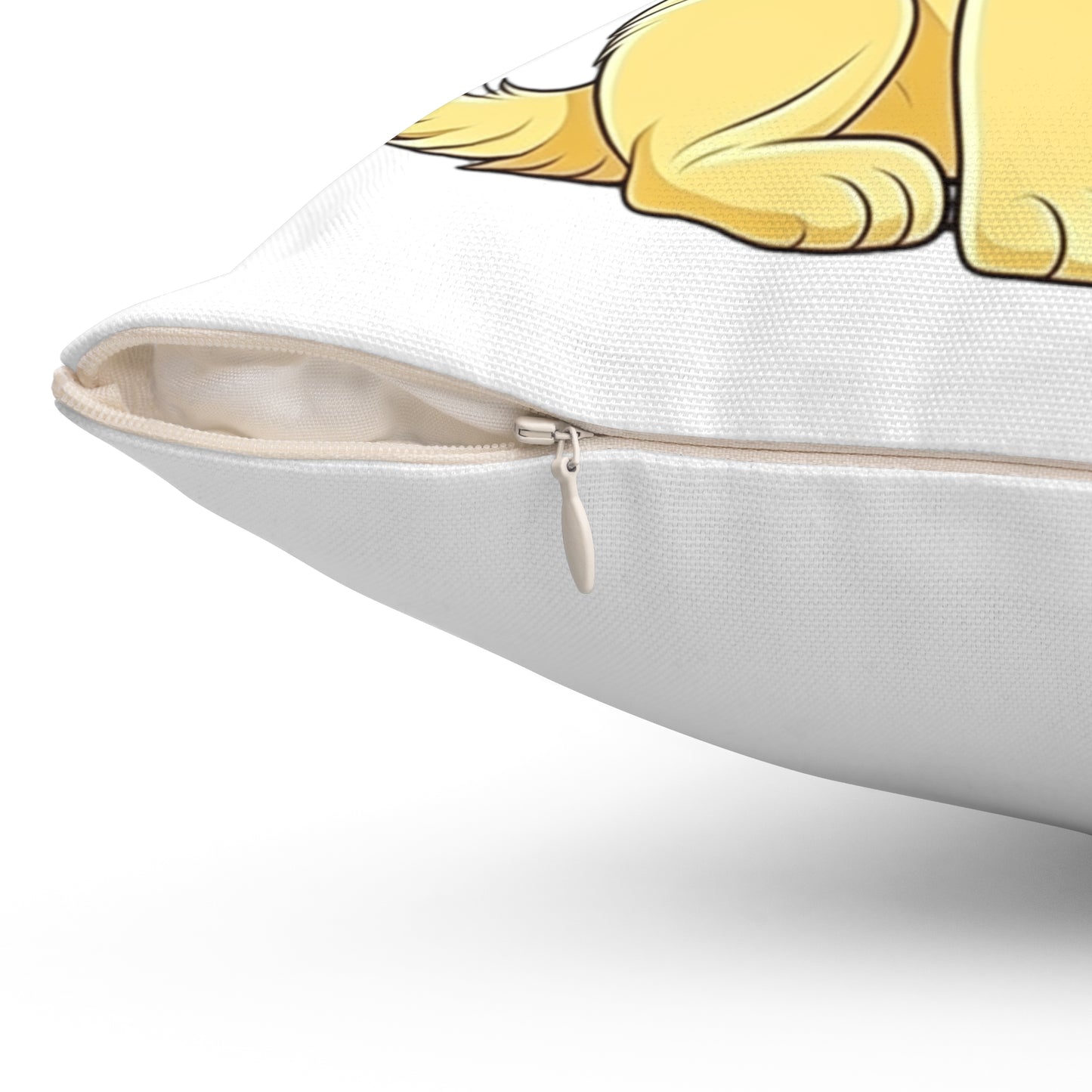 Golden Retriever "Golden Mom" Square Pillow - Cozy Comfort with Canine Charm!