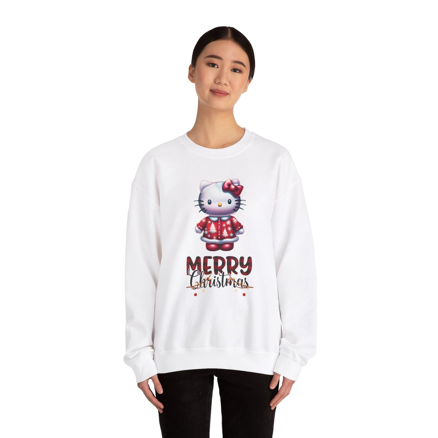 🎄 Hello Kitty Christmas Sweatshirt – Merry Christmas Magic! 🎄