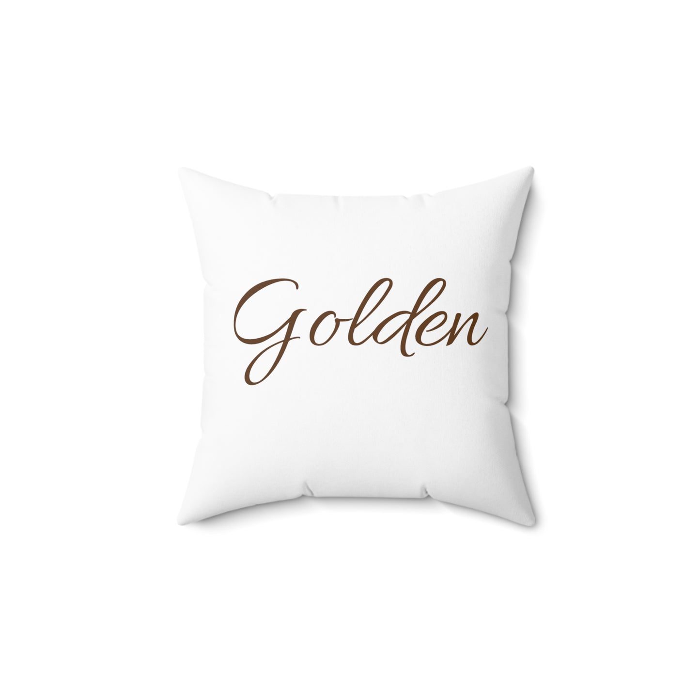Golden Retriever "Golden Mom" Square Pillow - Cozy Comfort with Canine Charm!