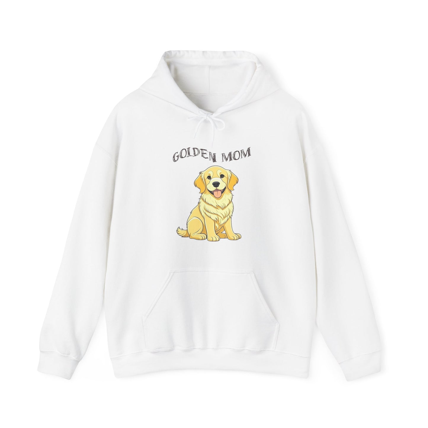 Golden Retriever "Golden Mom" Hooded Sweatshirt - Cozy Comfort with Canine Charm!