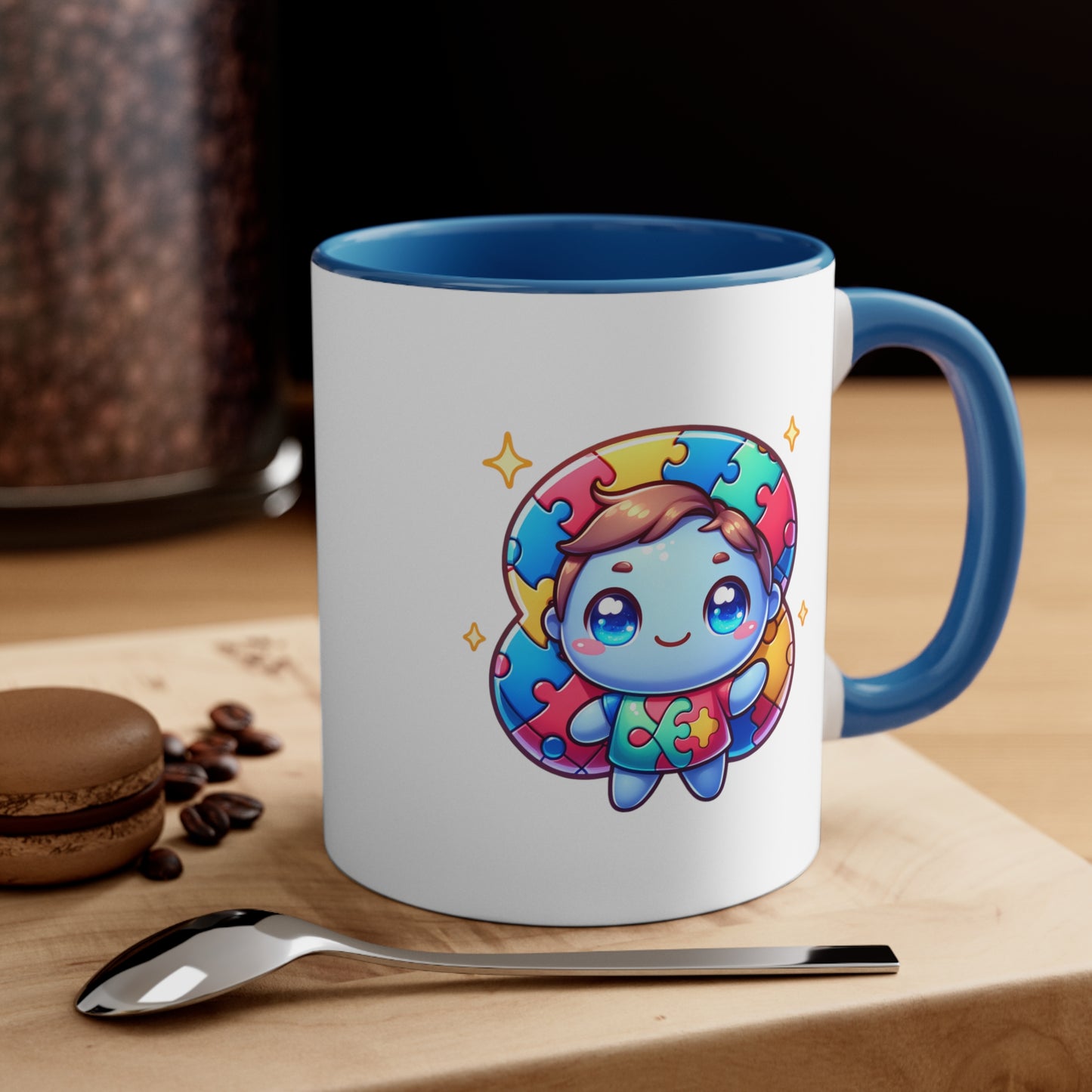 🌟 Embrace Infinite Love: Sip in Solidarity with Autism Awareness! 🧩💙