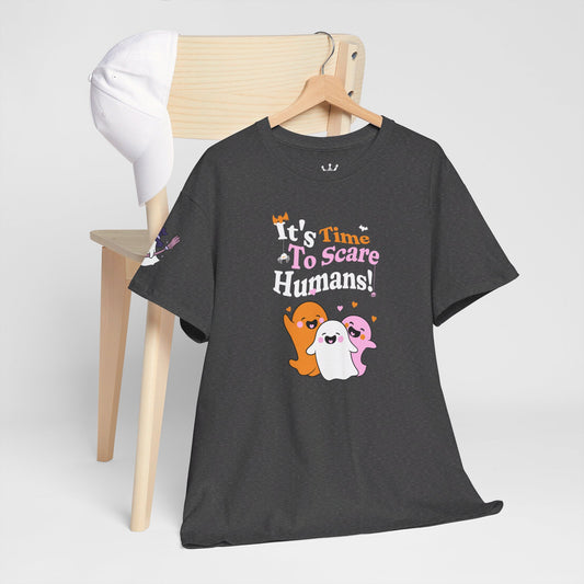 Cute Halloween Shirt - "It's Time to Scare Humans"