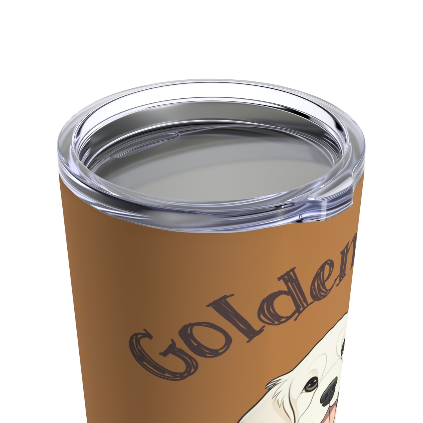 20 oz English Golden Retriever Tumbler - Cheers to Being a Golden Dad!