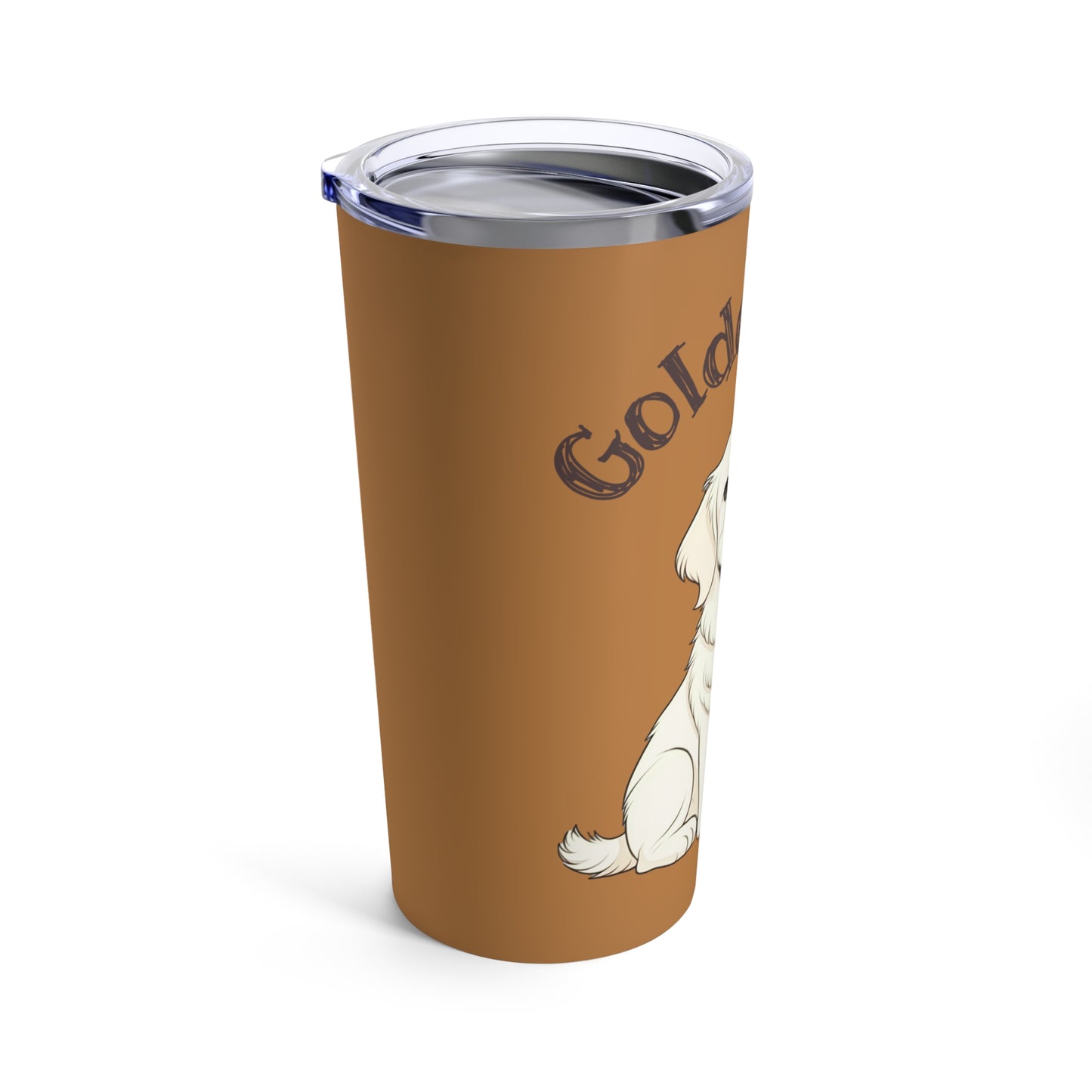 20 oz English Golden Retriever Tumbler - Cheers to Being a Golden Dad!