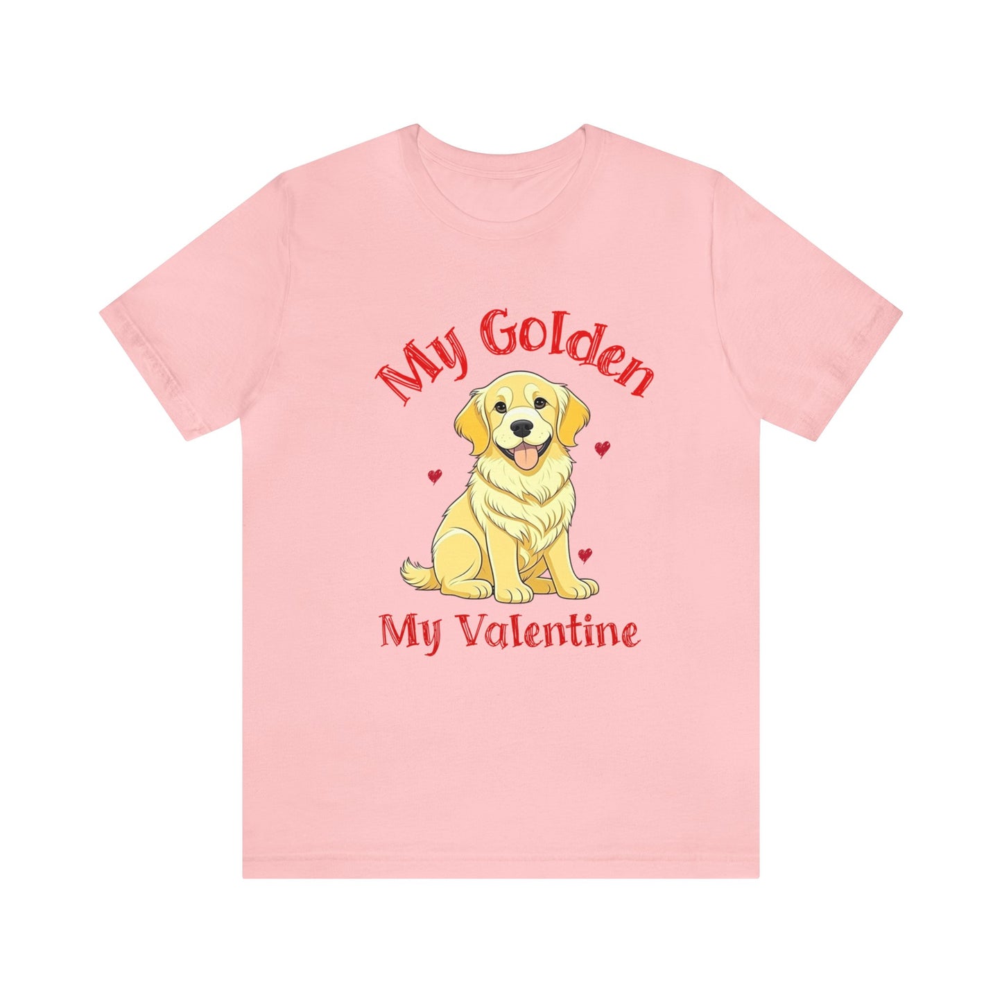 Golden Retriever "My Golden, My Valentine" Unisex Jersey