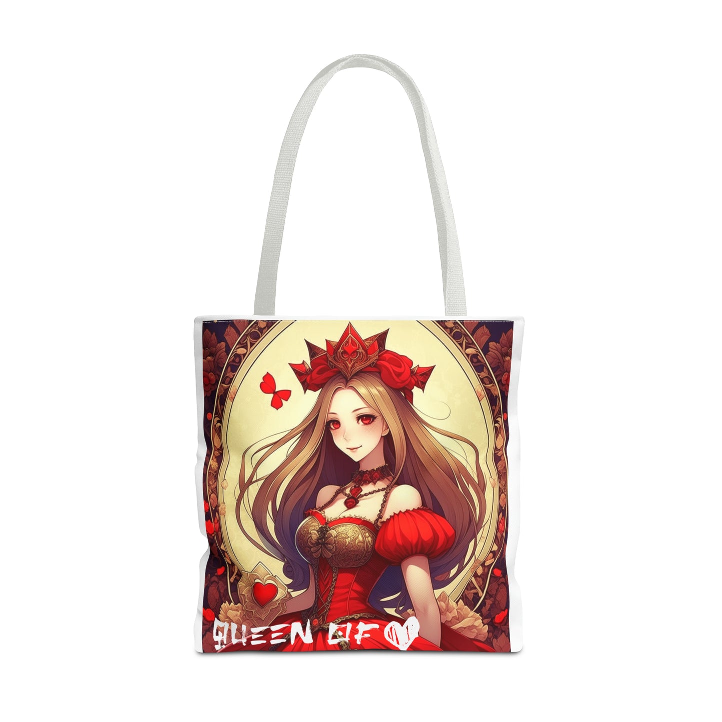 Queen of Hearts Anime Theme Tote Bag - Carry Elegance and Anime Magic Everywhere!