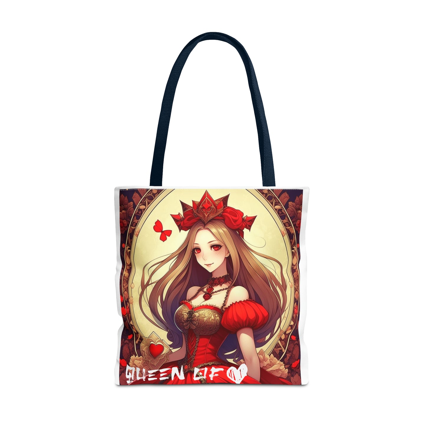 Queen of Hearts Anime Theme Tote Bag - Carry Elegance and Anime Magic Everywhere!