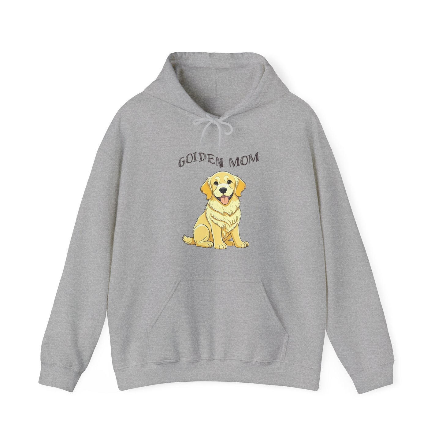 Golden Retriever "Golden Mom" Hooded Sweatshirt - Cozy Comfort with Canine Charm!