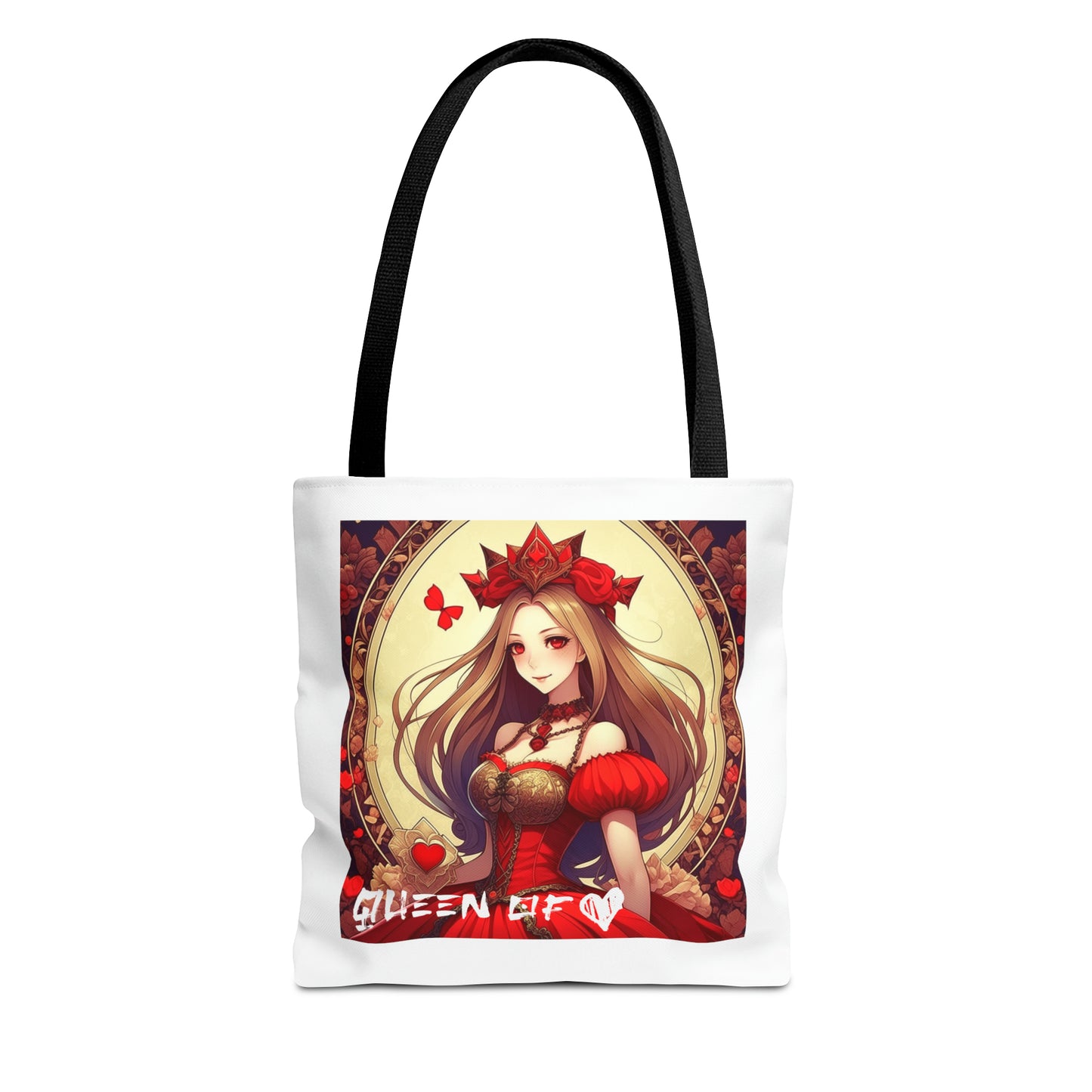 Queen of Hearts Anime Theme Tote Bag - Carry Elegance and Anime Magic Everywhere!