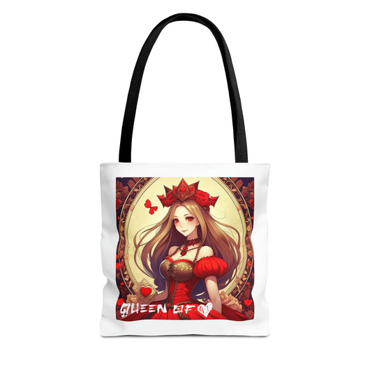 Queen of Hearts Anime Theme Tote Bag - Carry Elegance and Anime Magic Everywhere!