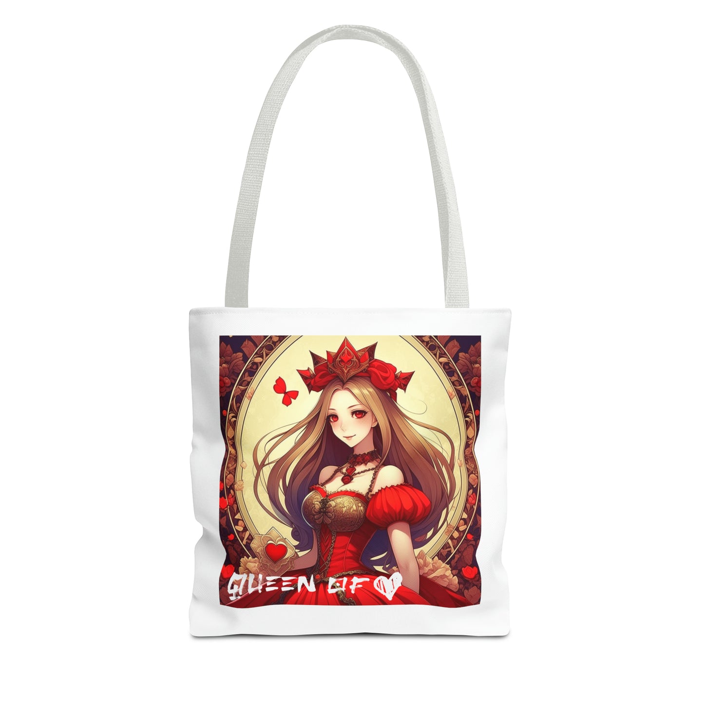 Queen of Hearts Anime Theme Tote Bag - Carry Elegance and Anime Magic Everywhere!