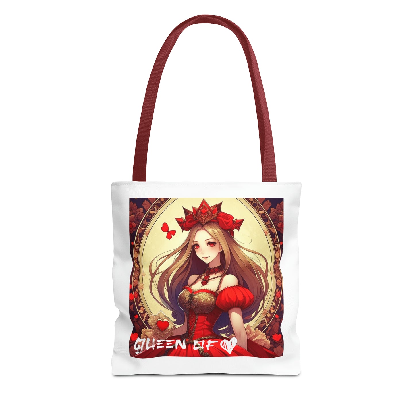 Queen of Hearts Anime Theme Tote Bag - Carry Elegance and Anime Magic Everywhere!