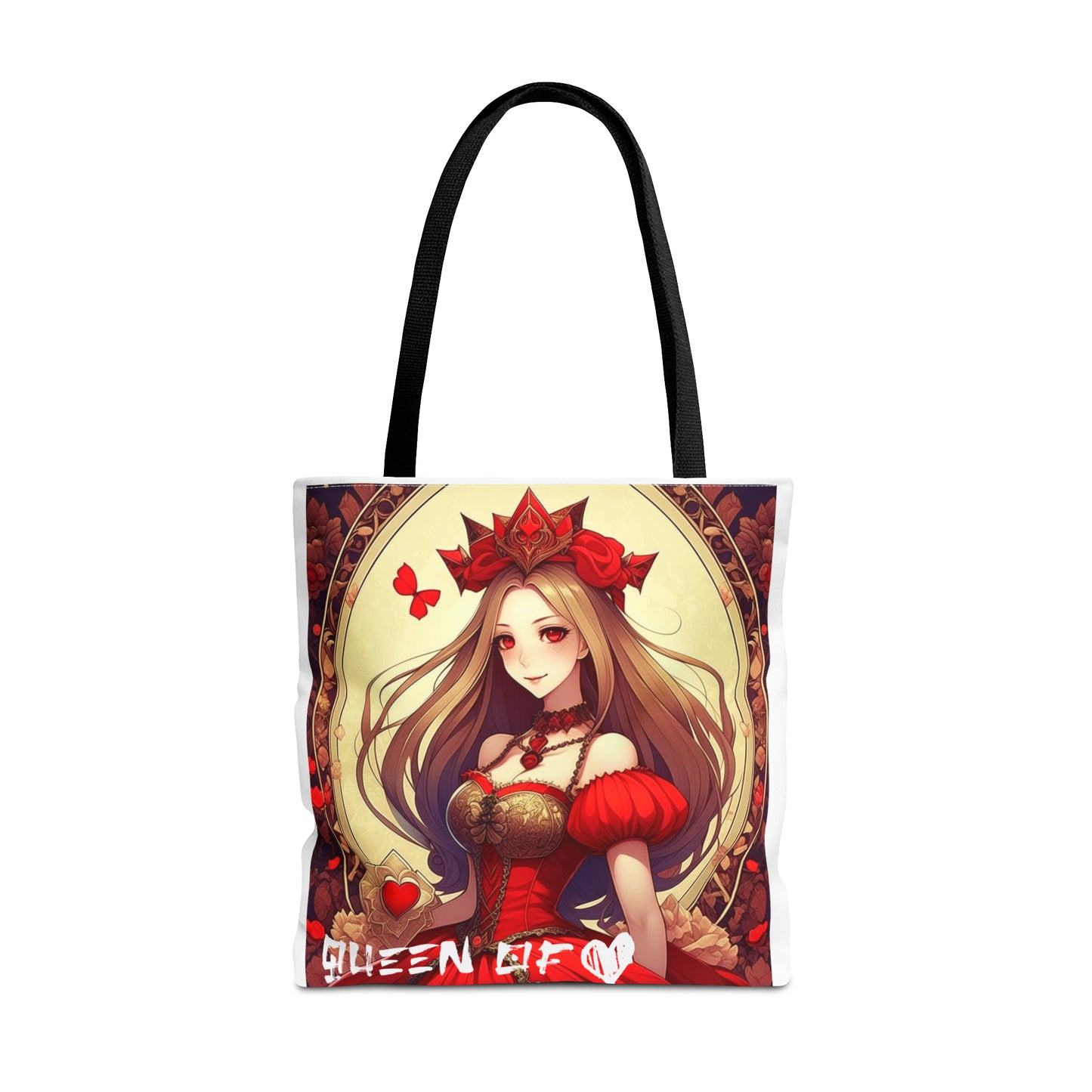 Queen of Hearts Anime Theme Tote Bag - Carry Elegance and Anime Magic Everywhere!