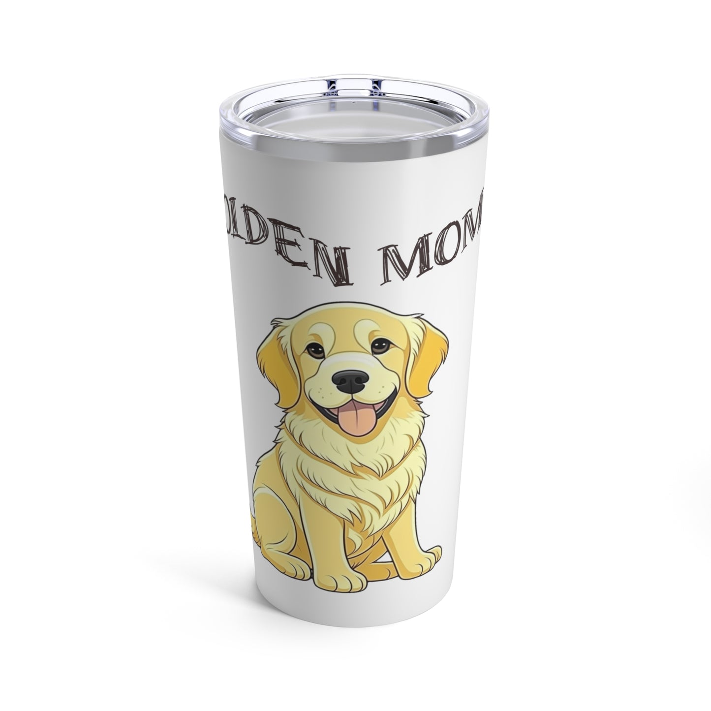 20 oz Golden Retriever Tumbler - Sip in Style as a Golden Mom!