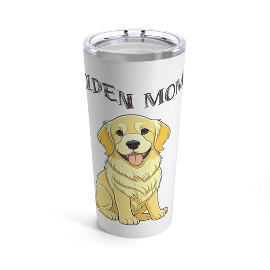 20 oz Golden Retriever Tumbler - Sip in Style as a Golden Mom!