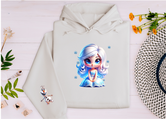 Snow Princess Unisex Hooded Sweatshirt