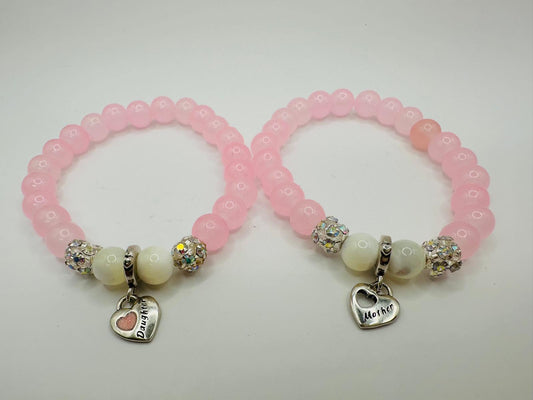 🌸💖 Celebrate Mother's Day with Our Matching Bracelet Set for Mother and Daughter! 💖👩‍👧