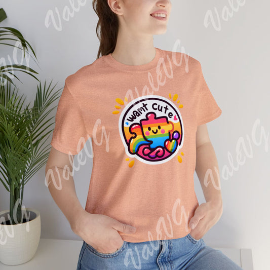 🧩💖 Spread Love and Joy with Our Super Cute Autism Shirt! 💛💙 - Unisex