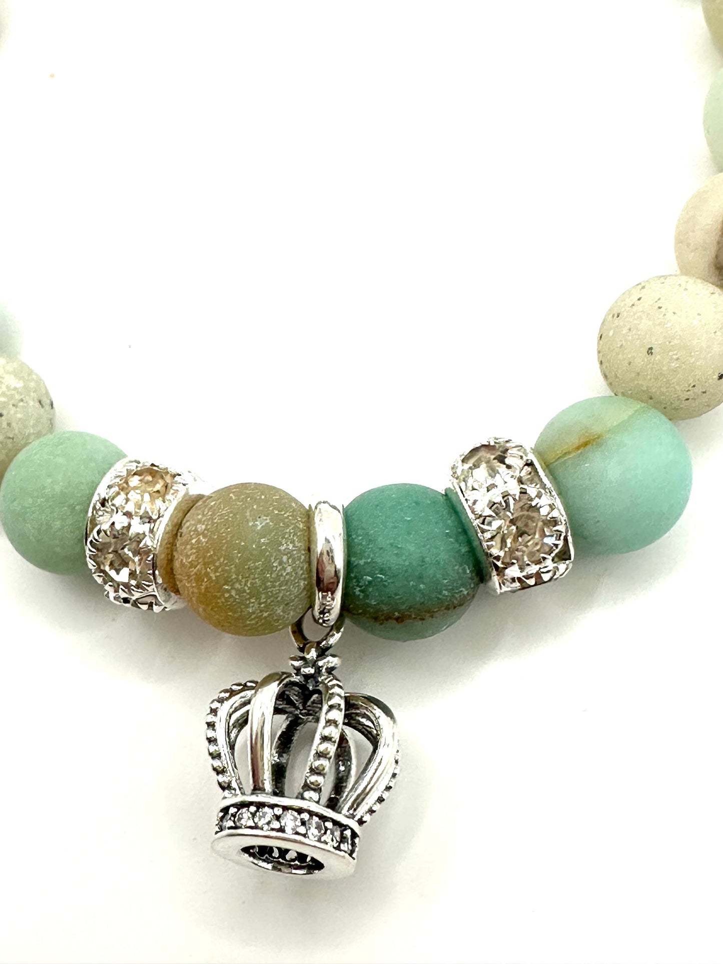 Queen V - Amazonite Matte Bracelet for Valentines