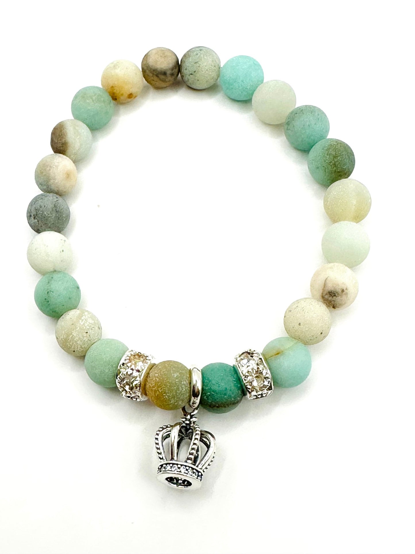 Queen V - Amazonite Matte Bracelet for Valentines